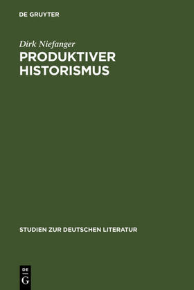 Niefanger | Produktiver Historismus | Buch | 978-3-484-18128-1 | sack.de