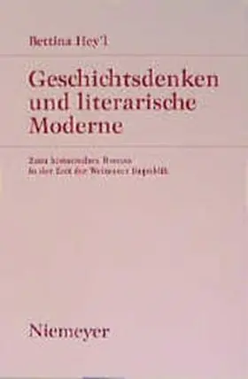 Hey'l |  Geschichtsdenken und literarische Moderne | Buch |  Sack Fachmedien