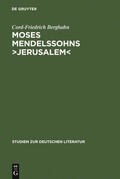 Berghahn |  Moses Mendelssohns ¿Jerusalem¿ | Buch |  Sack Fachmedien