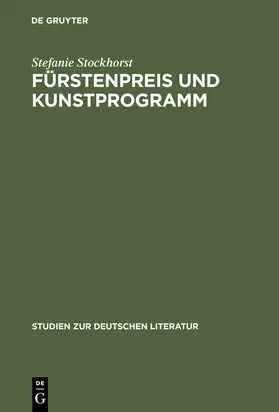 Stockhorst | Fürstenpreis und Kunstprogramm | Buch | 978-3-484-18167-0 | www.sack.de