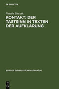 Binczek |  Kontakt: Der Tastsinn in Texten der Aufklärung | Buch |  Sack Fachmedien