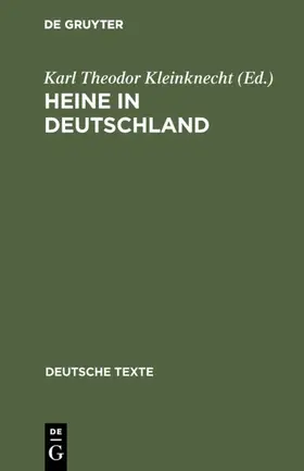 Kleinknecht | Heine in Deutschland | Buch | 978-3-484-19035-1 | www.sack.de
