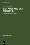 Lublinski / Wunberg |  Der Ausgang der Moderne | Buch |  Sack Fachmedien