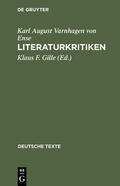 Varnhagen von Ense / Gille |  Literaturkritiken | Buch |  Sack Fachmedien