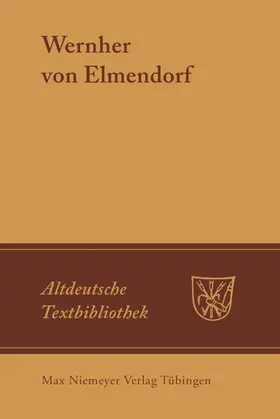 Wernher von Elmendorf / Spellerberg / Bumke |  Lehrgedicht | Buch |  Sack Fachmedien