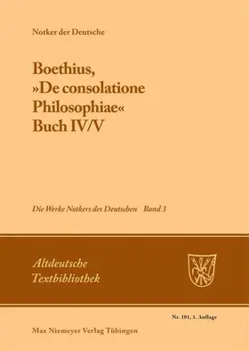 Tax |  Boethius, 'De consolatione Philosophiae' | Buch |  Sack Fachmedien