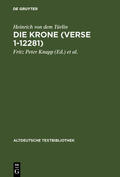 Knapp / Niesner |  Türlin, H: Krone (Verse 1-12281) | Buch |  Sack Fachmedien