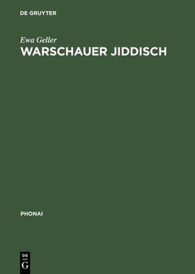 Geller | Warschauer Jiddisch | Buch | 978-3-484-23146-7 | sack.de