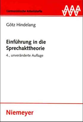 Hindelang | Einführung in die Sprechakttheorie | Buch | 978-3-484-25127-4 | sack.de
