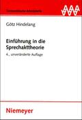 Hindelang |  Einführung in die Sprechakttheorie | Buch |  Sack Fachmedien