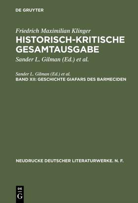 Gilman / Salumets / Hartmann | Geschichte Giafars des Barmeciden | Buch | 978-3-484-28048-9 | sack.de