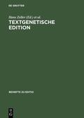 Martens / Zeller |  Textgenetische Edition | Buch |  Sack Fachmedien