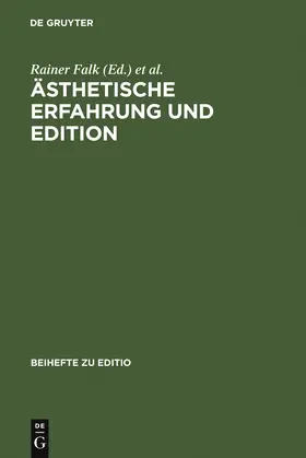 Mattenklott / Falk |  Ästhetische Erfahrung und Edition | Buch |  Sack Fachmedien
