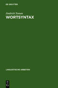 Toman |  Wortsyntax | Buch |  Sack Fachmedien