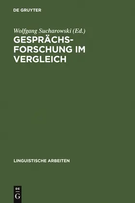 Sucharowski |  Gesprächsforschung im Vergleich | Buch |  Sack Fachmedien