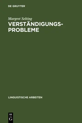 Selting |  Verständigungsprobleme | Buch |  Sack Fachmedien