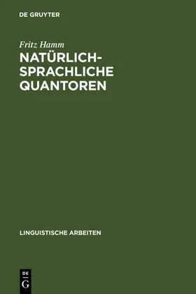 Hamm |  Natürlich-sprachliche Quantoren | Buch |  Sack Fachmedien