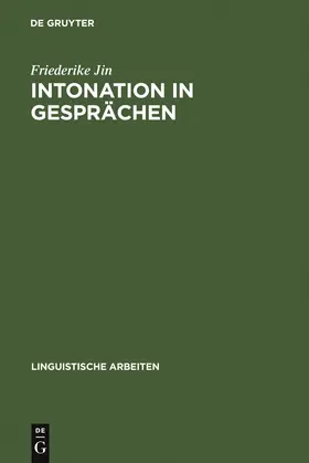 Jin | Intonation in Gesprächen | Buch | 978-3-484-30248-8 | sack.de