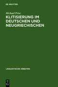 Prinz |  Klitisierung im Deutschen und Neugriechischen | Buch |  Sack Fachmedien