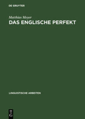 Meyer | Das englische Perfekt | Buch | 978-3-484-30277-8 | sack.de