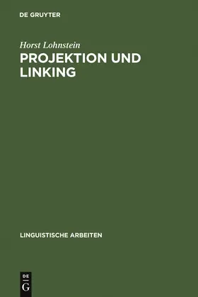 Lohnstein |  Projektion und Linking | Buch |  Sack Fachmedien