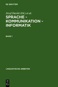 Vetulani / Darski |  Sprache ¿ Kommunikation ¿ Informatik. Band 1 | Buch |  Sack Fachmedien