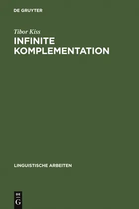 Kiss |  Infinite Komplementation | Buch |  Sack Fachmedien