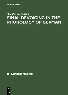 Brockhaus |  Final Devoicing in the Phonology of German | Buch |  Sack Fachmedien