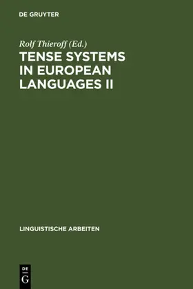 Thieroff | Tense Systems in European Languages II | Buch | 978-3-484-30338-6 | www.sack.de