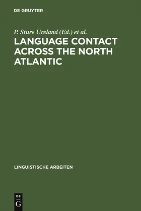Clarkson / Ureland | Language Contact across the North Atlantic | Buch | 978-3-484-30359-1 | www.sack.de