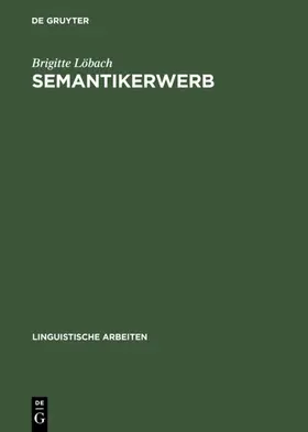 Löbach |  Semantikerwerb | Buch |  Sack Fachmedien