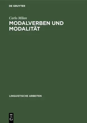 Milan |  Modalverben und Modalität | Buch |  Sack Fachmedien