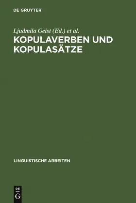 Rothstein / Geist | Kopulaverben und Kopulasätze | Buch | 978-3-484-30512-0 | sack.de