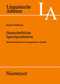 Nottbusch |  Handschriftliche Sprachproduktion | Buch |  Sack Fachmedien