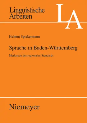 Spiekermann | Sprache in Baden-Württemberg | Buch | 978-3-484-30526-7 | sack.de