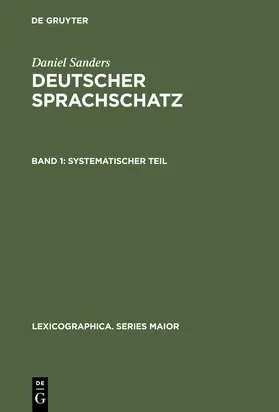 Sanders |  Systematischer Teil | Buch |  Sack Fachmedien