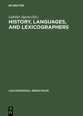 Zgusta | History, languages, and lexicographers | Buch | 978-3-484-30941-8 | sack.de
