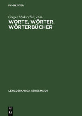Meder / Dörner | Worte, Wörter, Wörterbücher | Buch | 978-3-484-30942-5 | sack.de