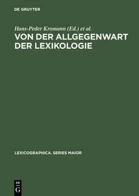 Kromann / Kjær |  Von der Allgegenwart der Lexikologie | Buch |  Sack Fachmedien