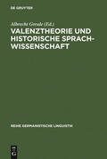 Greule |  Valenztheorie und historische Sprachwissenschaft | Buch |  Sack Fachmedien