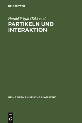 Weydt | Partikeln und Interaktion | Buch | 978-3-484-31044-5 | sack.de