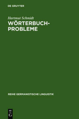 Schmidt | Wörterbuchprobleme | Buch | 978-3-484-31065-0 | sack.de