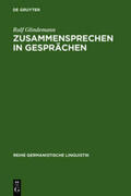 Glindemann |  Zusammensprechen in Gesprächen | Buch |  Sack Fachmedien