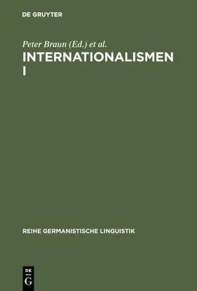 Braun / Volmert / Schaeder |  Internationalismen I | Buch |  Sack Fachmedien