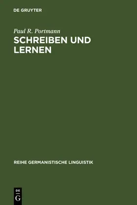 Portmann |  Schreiben und Lernen | Buch |  Sack Fachmedien