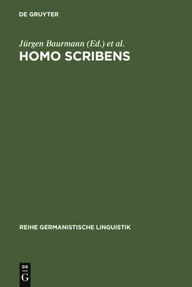 Baurmann / Knoop / Günther | Homo scribens | Buch | 978-3-484-31134-3 | www.sack.de