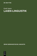 Antos |  Laien-Linguistik | Buch |  Sack Fachmedien