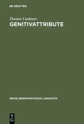 Lindauer |  Genitivattribute | Buch |  Sack Fachmedien