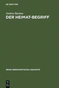 Bastian |  Der Heimat-Begriff | Buch |  Sack Fachmedien