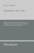 Fröhlich |  Apologien der Lust | Buch |  Sack Fachmedien